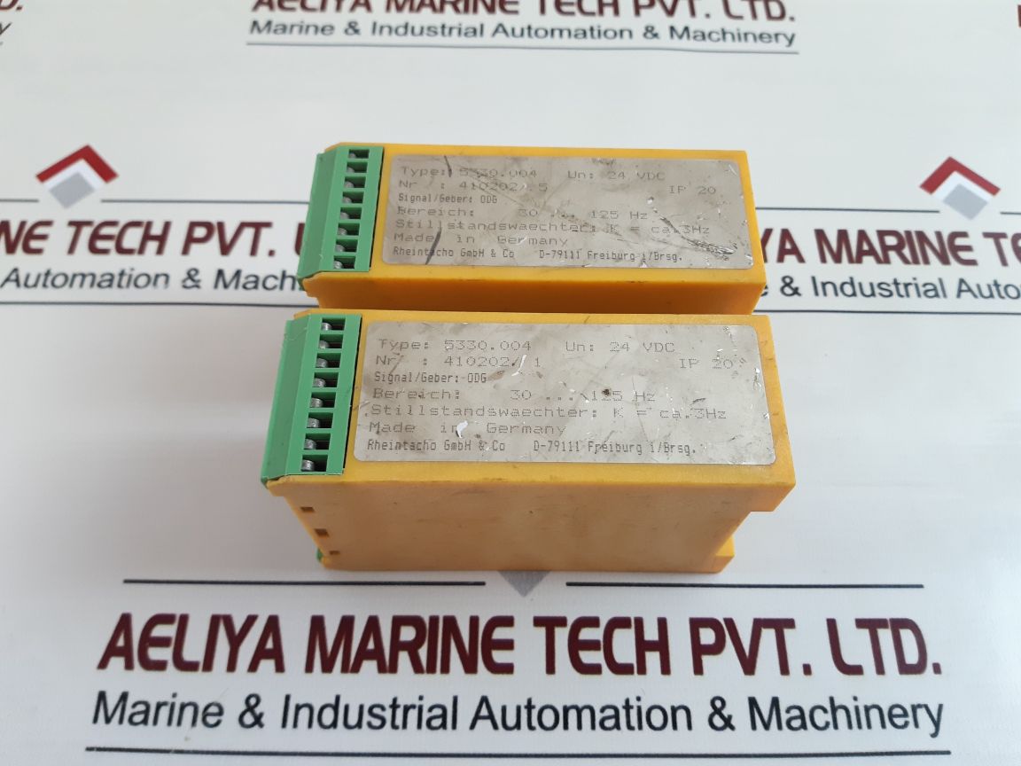 Rheintacho 5330.004 Speed Relay Standstill Monitor 24 Vdc