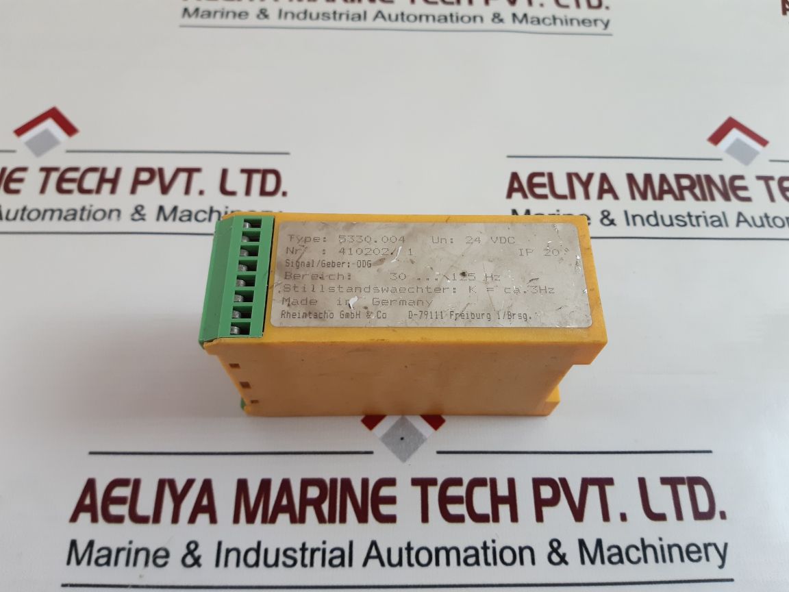 Rheintacho 5330.004 Speed Relay Standstill Monitor 24 Vdc