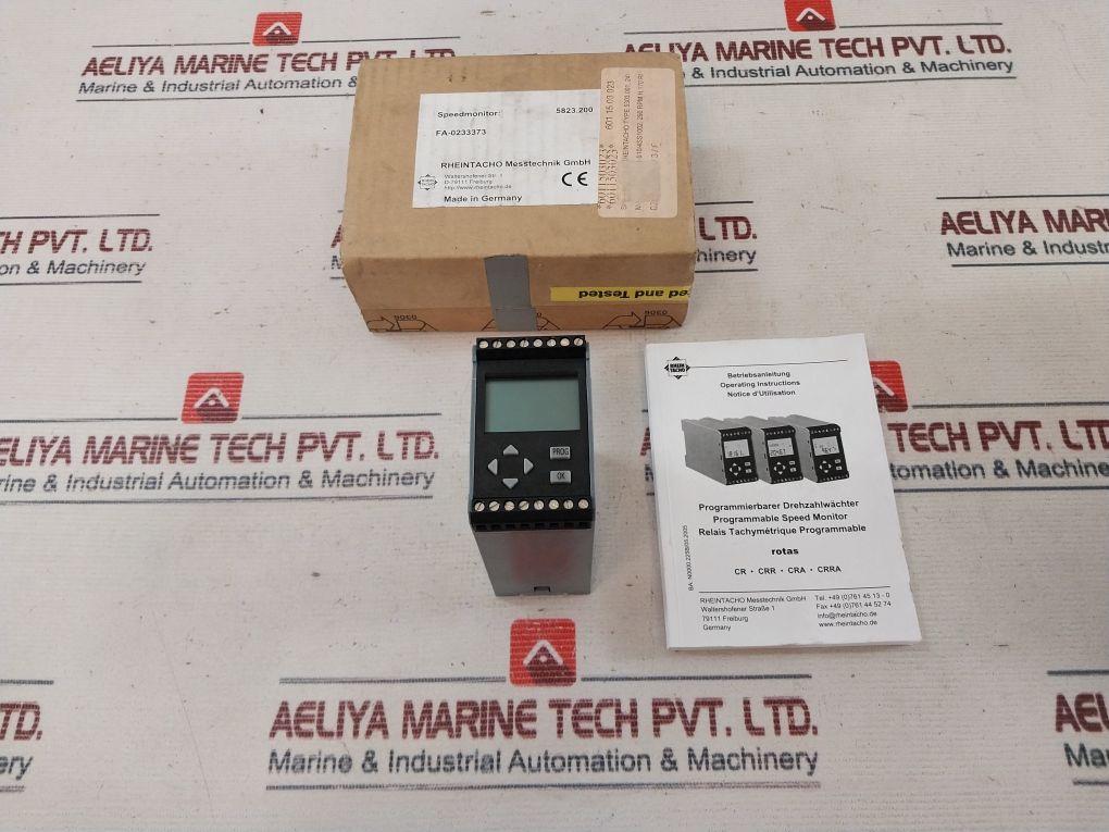 Rheintacho 5823.200 Programmable Speed Monitor 24V Dc 20 Ma