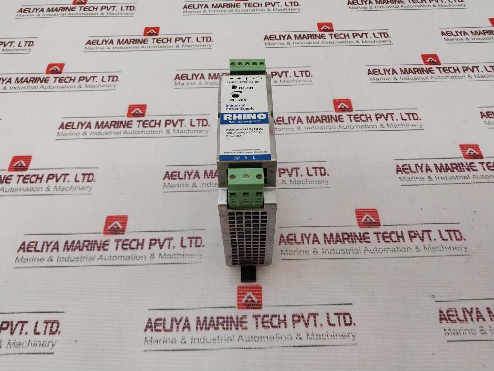 Rhino Psm24-090S (90W) Industrial Power Supply 100-240Vac~ (50/60Hz)