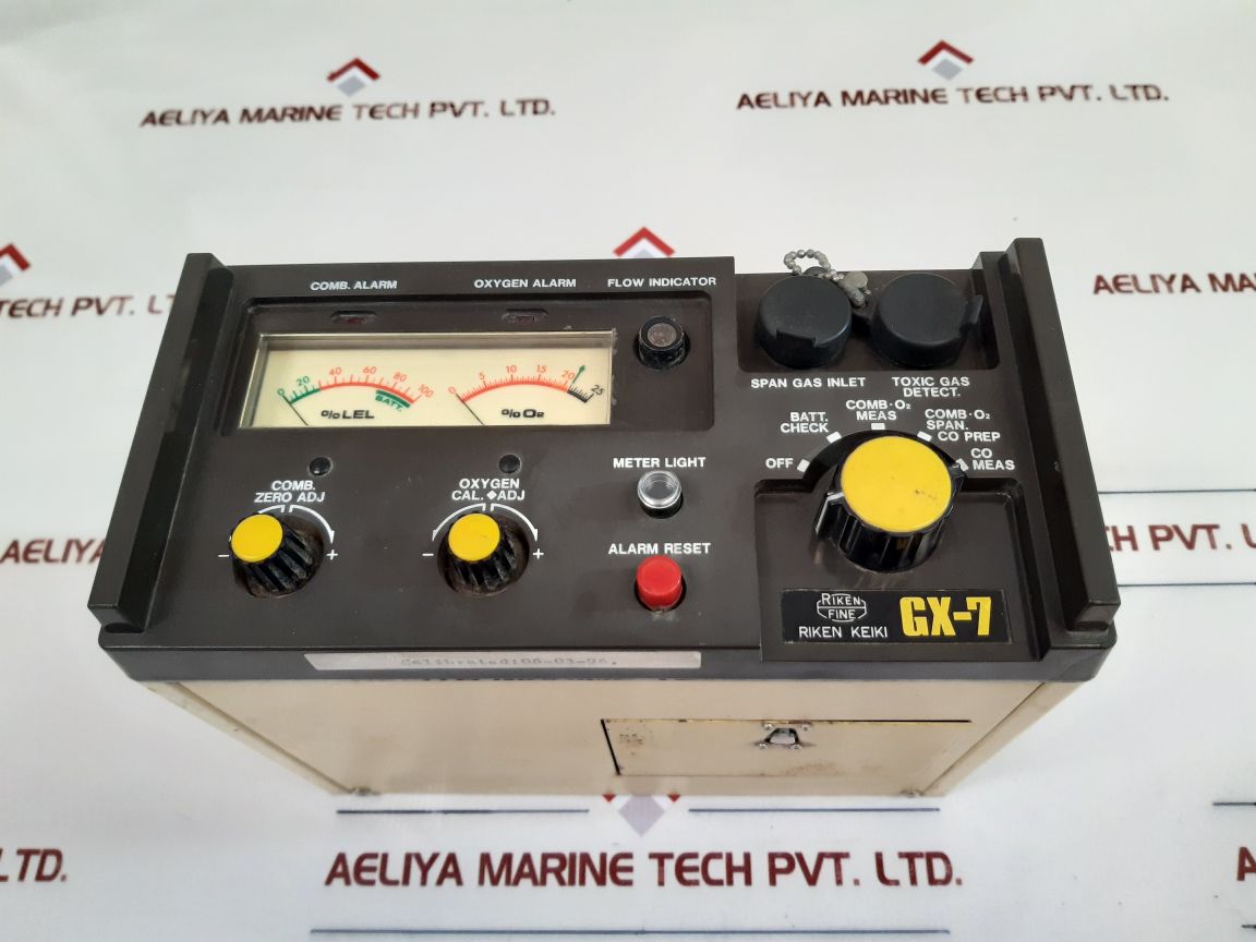 Riken Keiki Gx-7 Oxygen And Toxic Portable Gas indicator