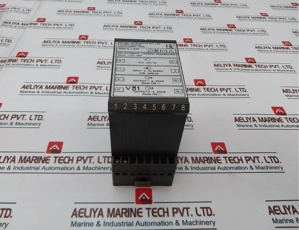 Rishabh E15-4A11 Eg0 E Current Transducer 0…1A, 50/60Hz