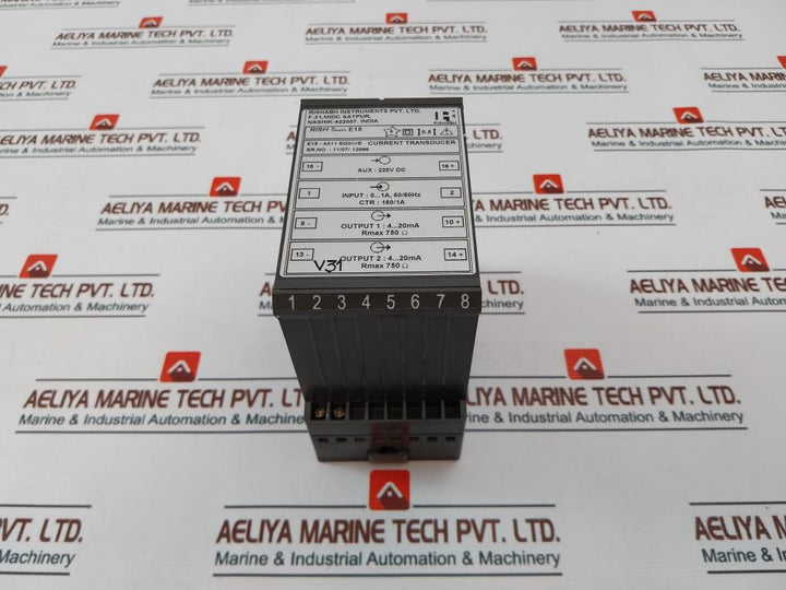 Rishabh Rish Ducer E15 Current Transducer E15-4A11 Eg0 E 220V Dc