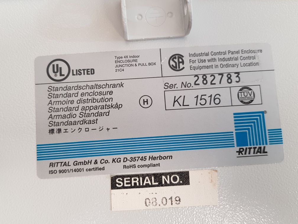 Rittal KL 1516 Junction & Pull Box 21C4 Enclosure