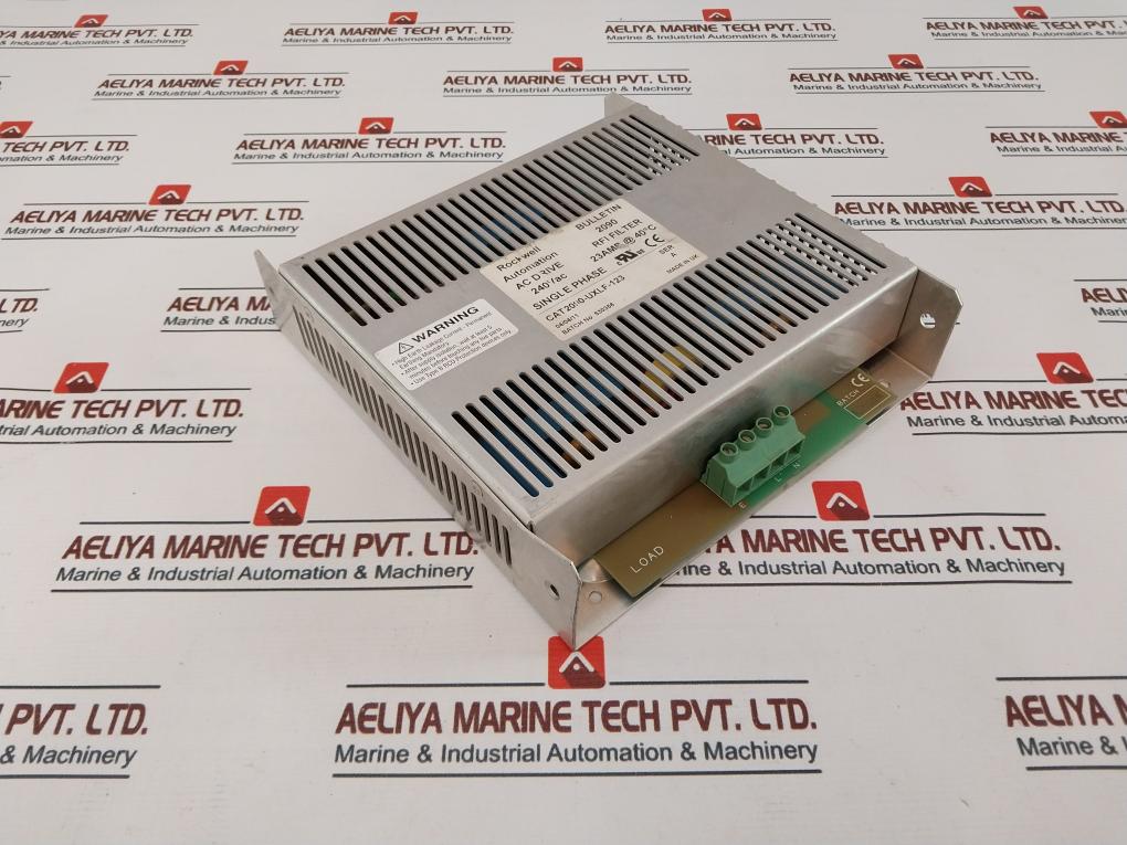 Rockwell Automation 2090-uxlf-123 Ac Drive Rfi Line Filter Ser A