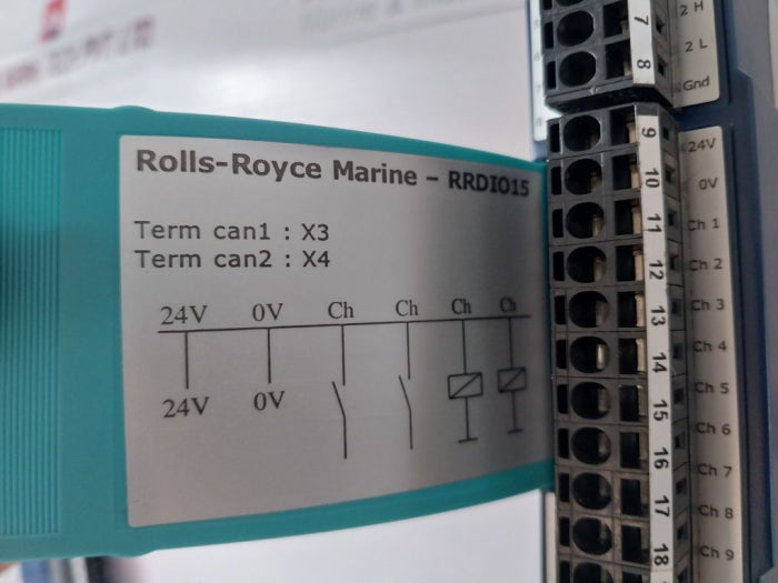 Weidmuller RRDIO15 I/O Alarm Module 24V