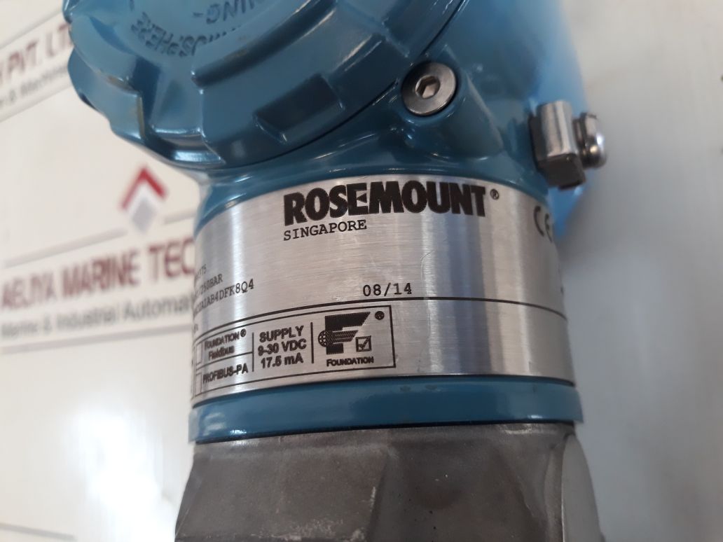 Rosemount 3051Cd2A22A1Ab4Dfk8Q4 Pressure Transmitter 10.5-30Vdc