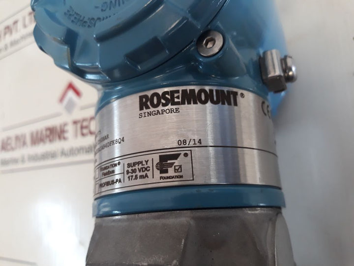 Rosemount 3051Cd2A22A1Ab4Dfk8Q4 Pressure Transmitter 10.5-30Vdc