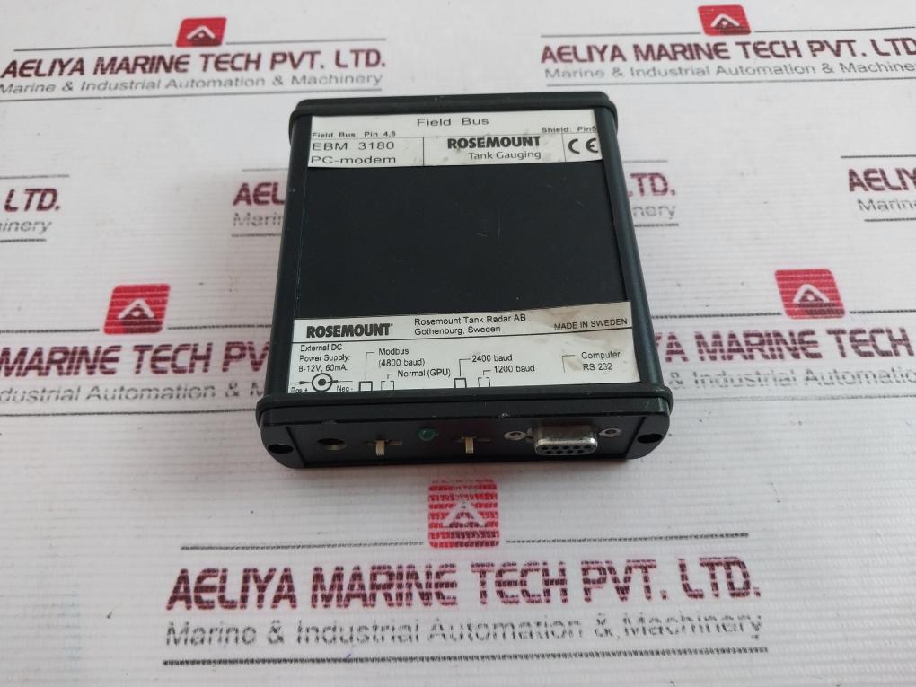 Rosemount Ebm 3180 Tank Gauging Accessories 8-12V