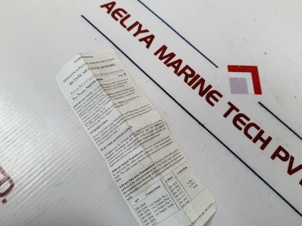 Rs 249-3943 Pro Pressure Sensor Gauge