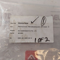 RS Components 4070457 Fire Breakglass Keycase