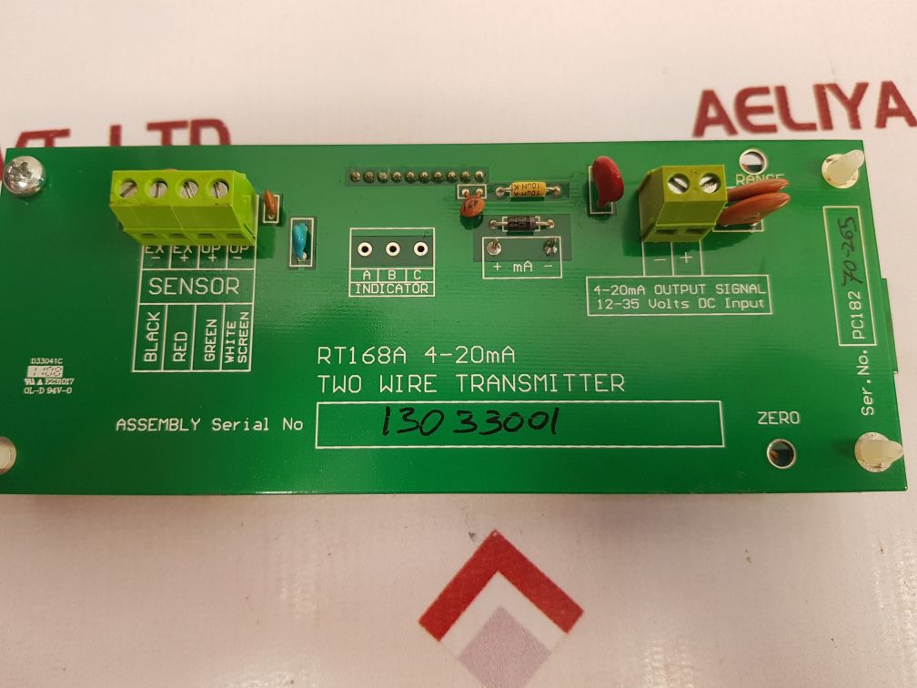 Rt168a 4-20ma two wire transmitter