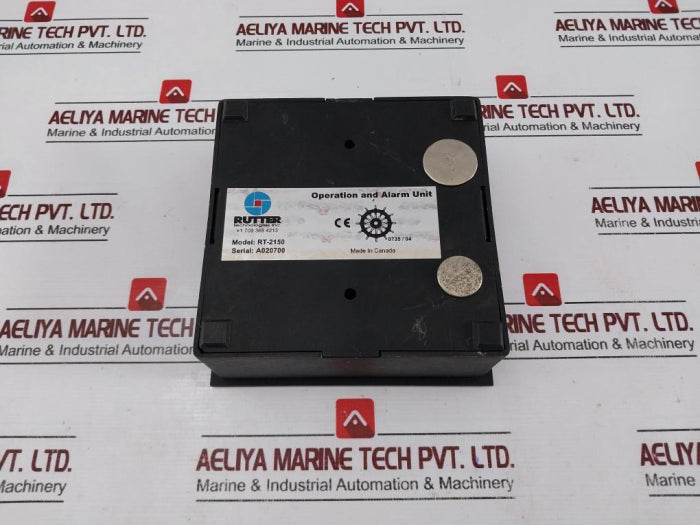 Rutter Rt-2150 Voyage Data Recorder Operation And Alarm Unit