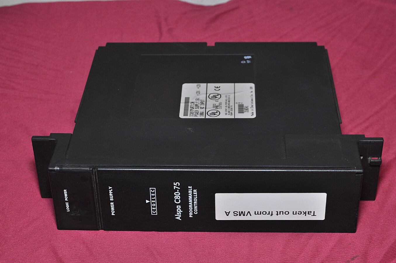 Cegelec Alspa C80-75 Power Supply - Aeliya Marine Tech