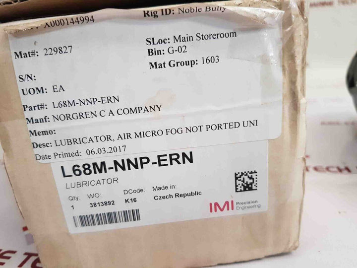 Imi Norgren L68m-nnp-ern Air Lubricator
