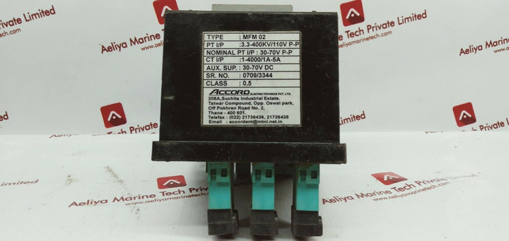 Accord mfm 02 multifunction transducer meter
