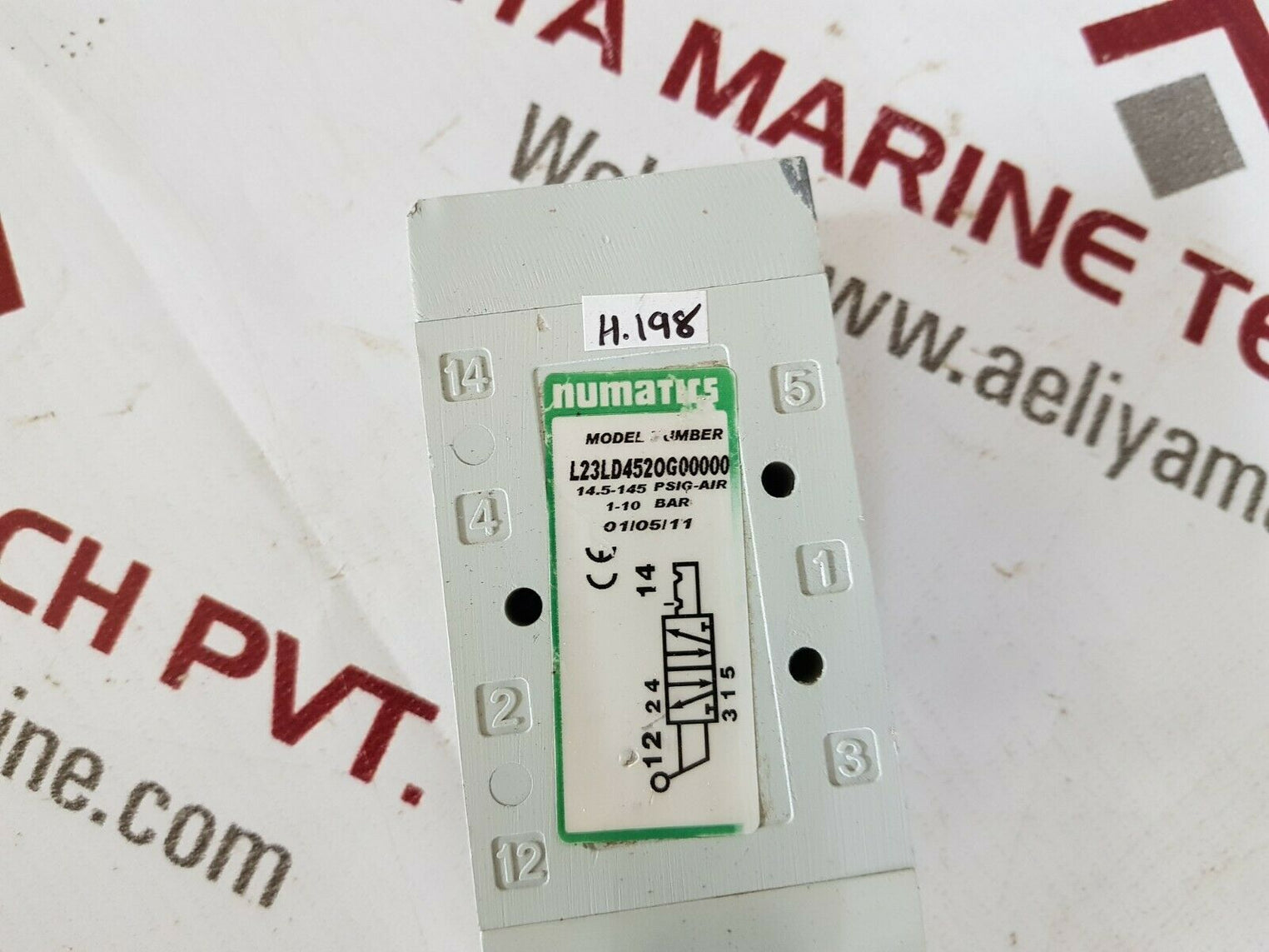 Numatics l23ld4520g00000 valve
