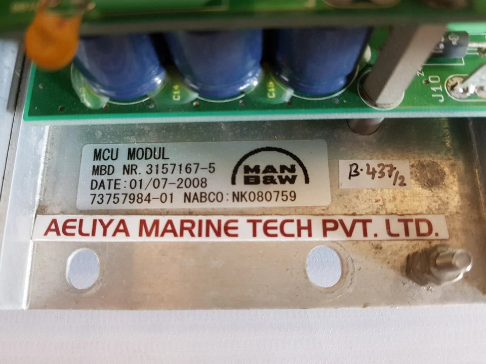 Man B&W 3157167-5 Mcu Module Rev: 1.2