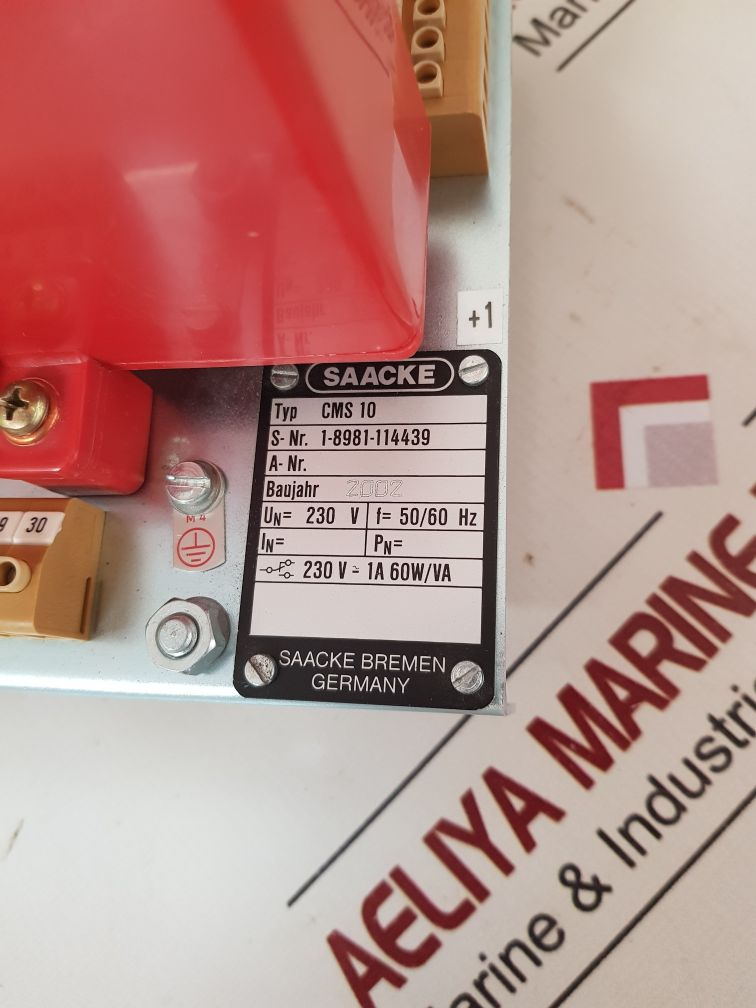 Saacke T 08 Burner Control Unit Cms 10