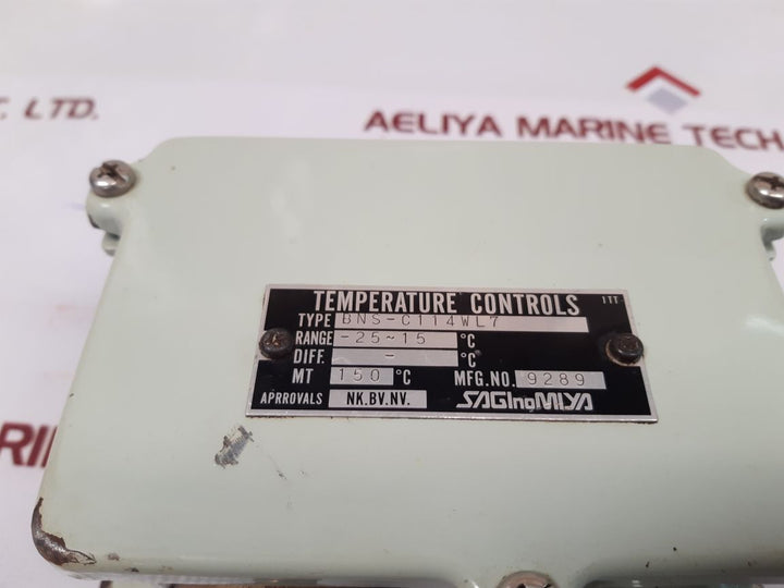 Saginomiya Bns-c114Wl7 Temperature Control