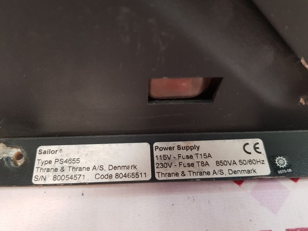 Sailor Ps4655 Power Supply used