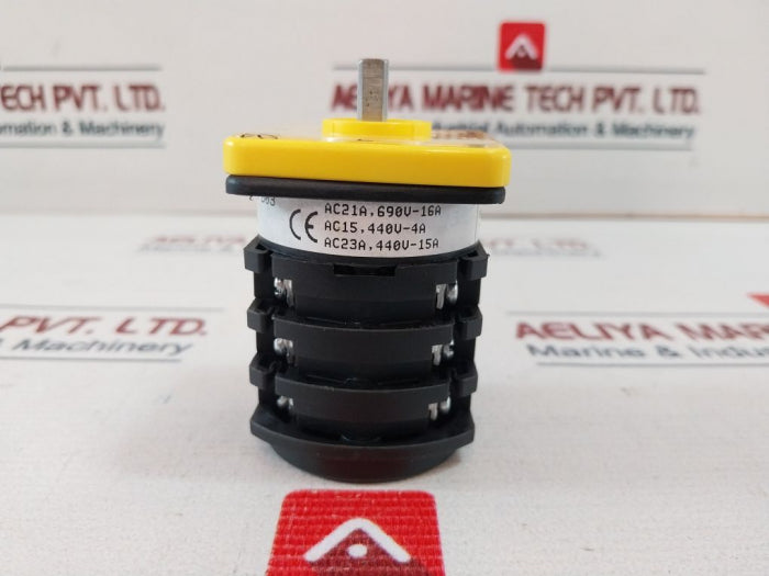 Salzer/Larsen & Toubro Limited S16-61153-B03 Rotary Switch 690V-16A