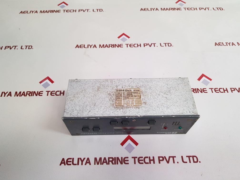 Sam Electronics Debeg9517 Power Alarm Panel 271 256 854 Class I 24 Vdc