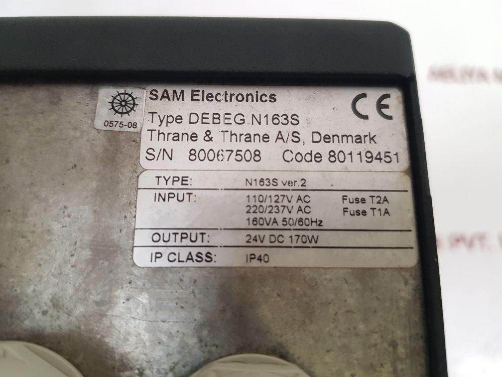 Sam Electronics Debeg N163S Power Supply