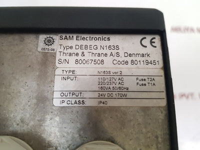 Sam Electronics Debeg N163S Power Supply