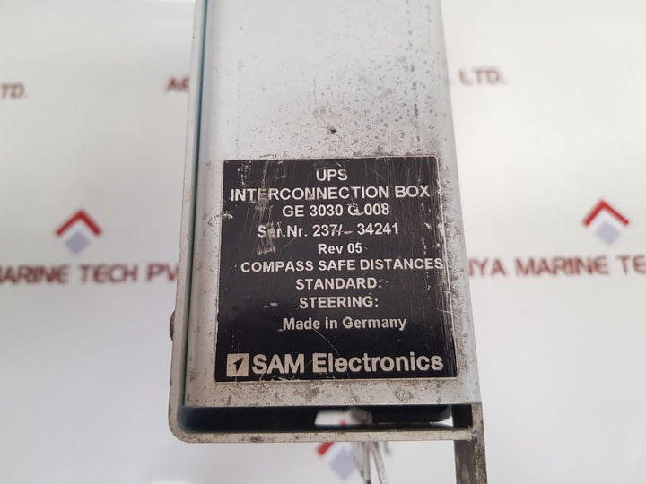 Sam Electronics Ge 3030 G 008 Ups Interconnection Box Rev 05