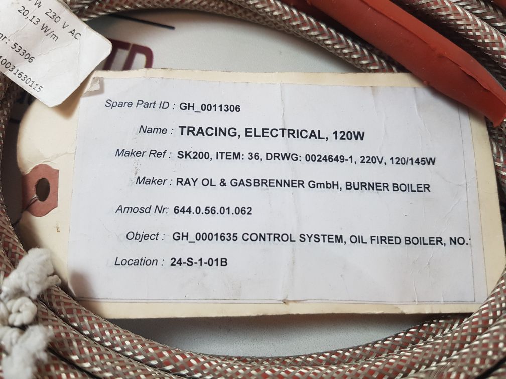 San Electro Heat Sk200 Silicone Heating Cable