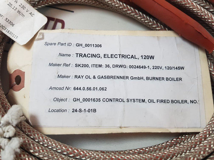 San Electro Heat Sk200 Silicone Heating Cable