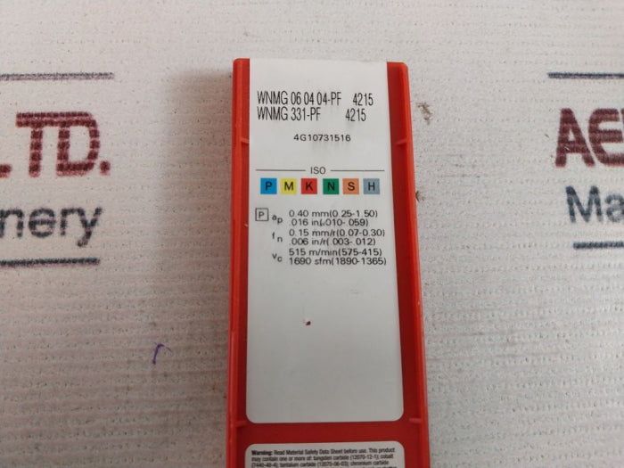 Sandvik Wnmg 06 04 04-pf Carbide Turning Insert 4g10731516