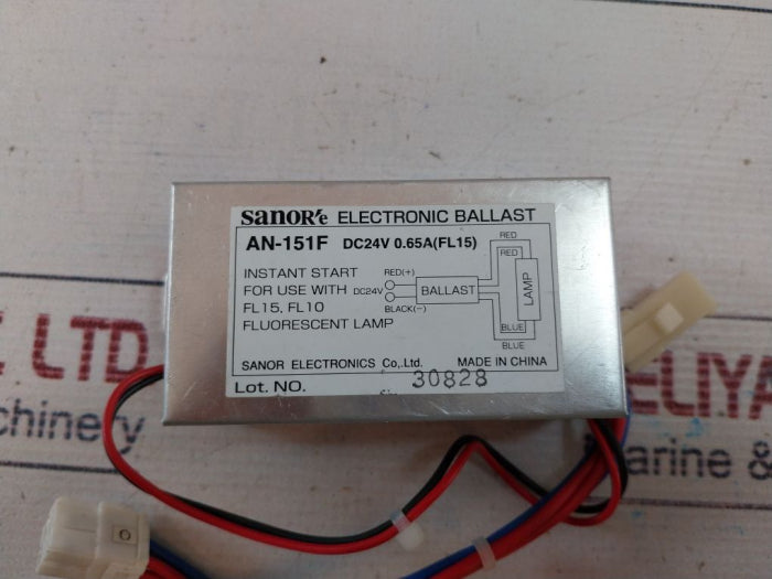 Sanor Electronics AN-151F Electronic Ballast DC24V 0.65A