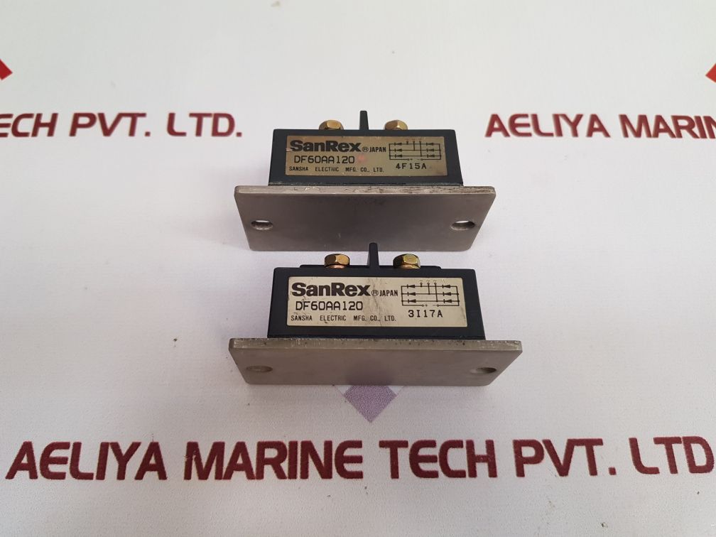 Lot Of 2X Sansha Df60Aa120 Rectifier Diode Module