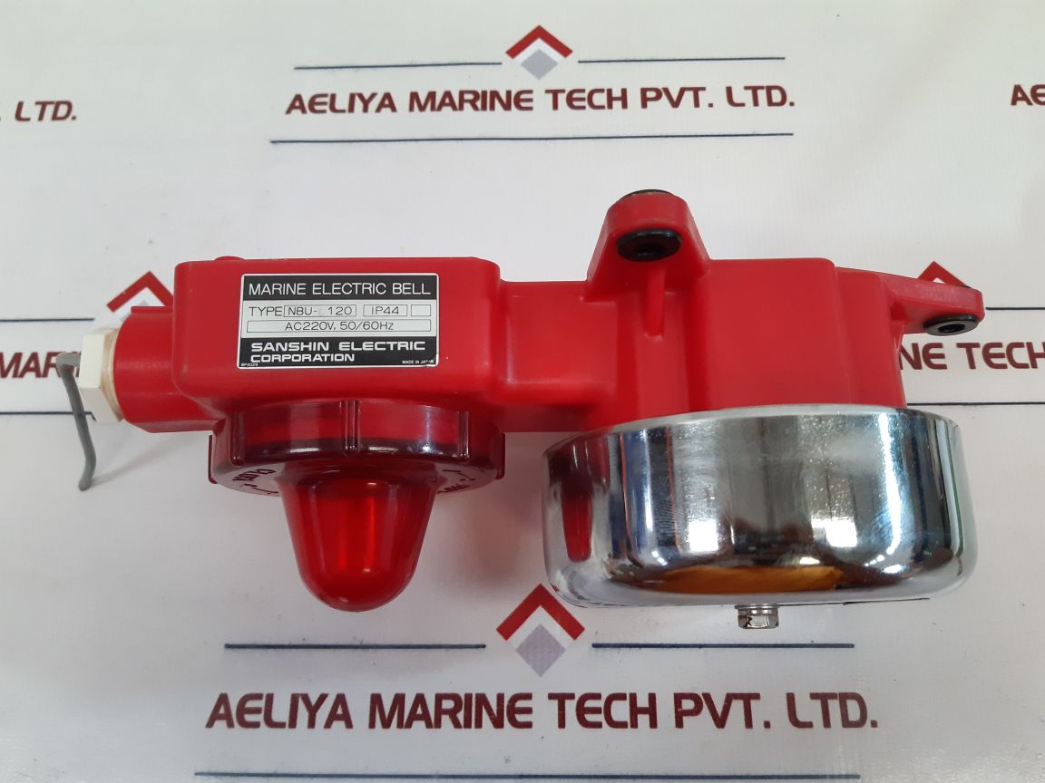 Sanshin nbu-120c marine electric bell 220v 50/60hz