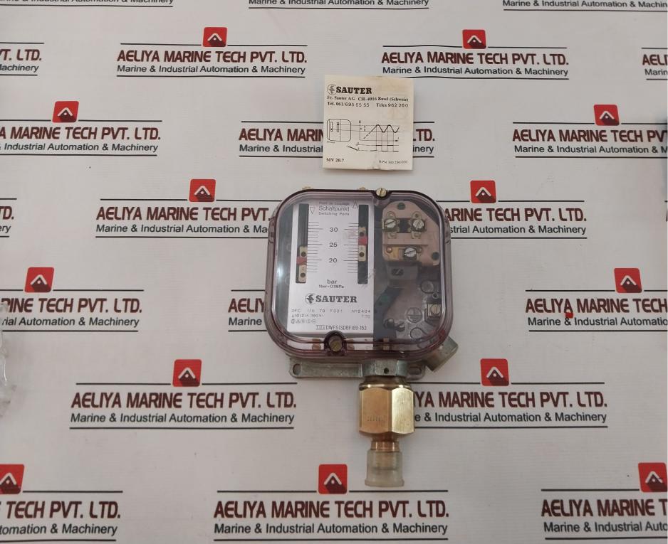 Sauter Tuv Dwfs(Sdbf)89-153 Pressure Switch 0,1 Mpa