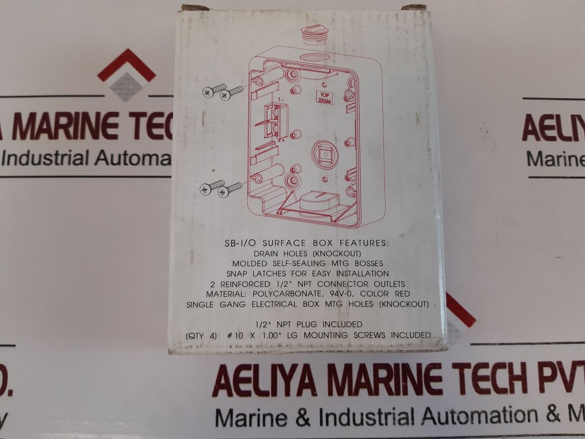 Sb-i/O Fire Alarm Backbox