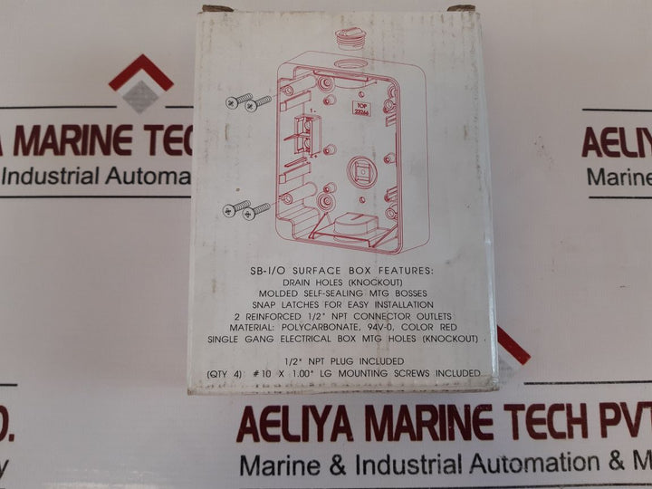 Sb-i/O Fire Alarm Backbox