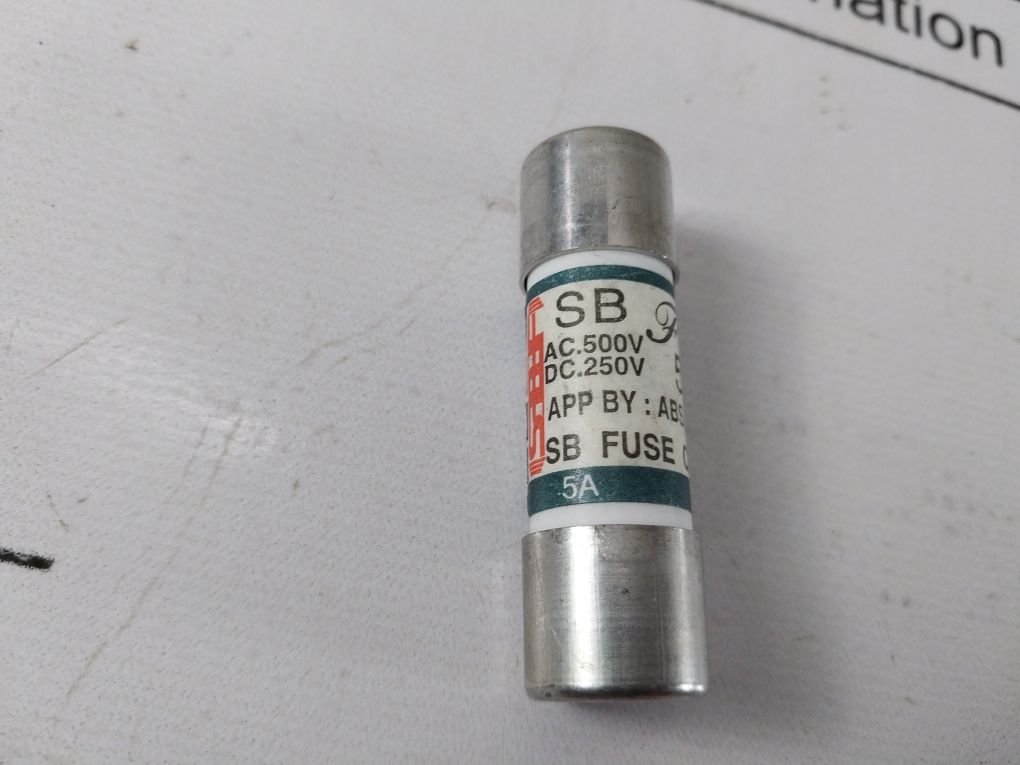 Lot of 6X SB FUSE SB-C1 FUSE 250V DC 500V AC 5A