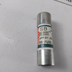 Lot of 6X SB FUSE SB-C1 FUSE 250V DC 500V AC 5A