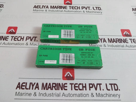 Lot of 3X SB Fuse SB-C1 AC 500V DC 250V 15A