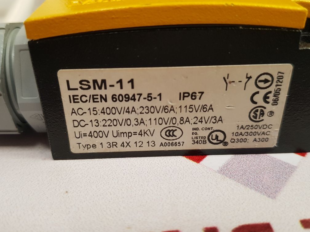 Scan-steering Moeller Lsm-11 Limit Switch Port Used