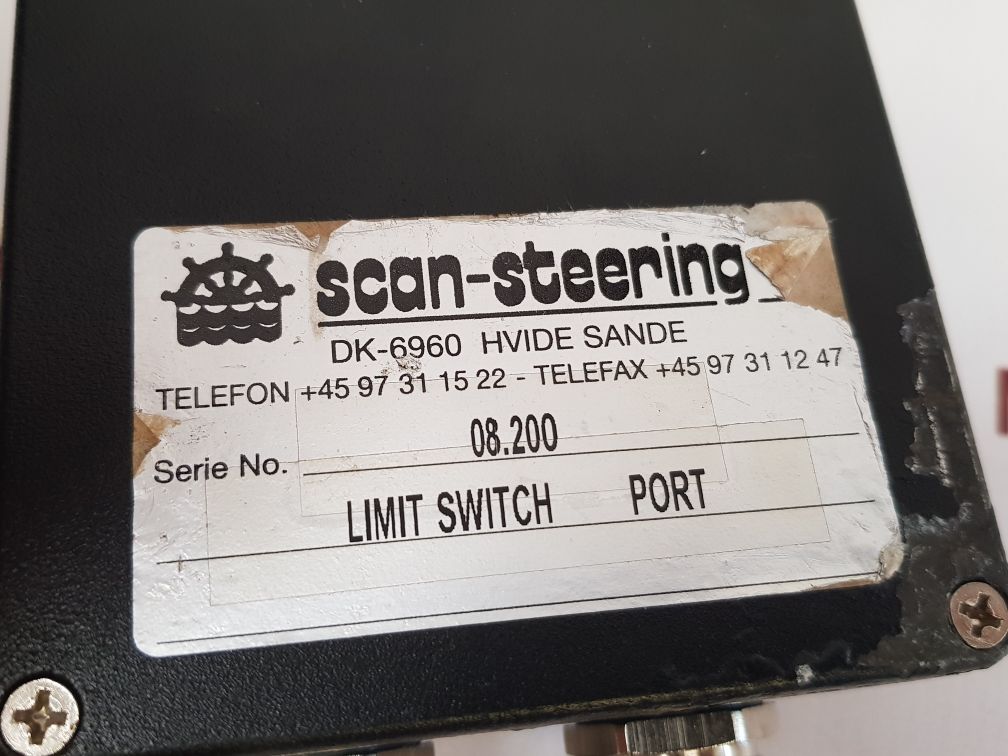 Scan-steering Moeller Lsm-11 Limit Switch Port Used