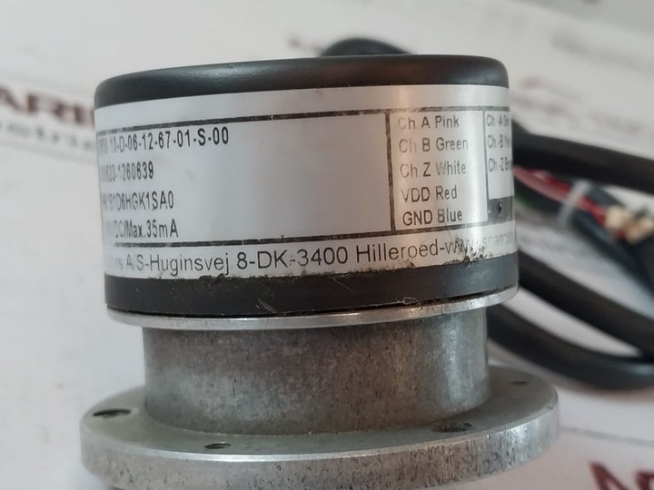 Scancon Encoders 2R58-10-d-06-12-67-01-s-00 Encoder 200623-1260639 5-30Vdc