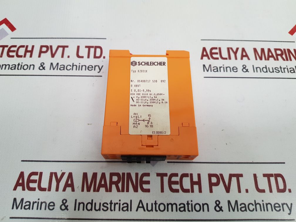 Schleicher Kzd31K Time Relay 01-9, 99S 05400717 530 092