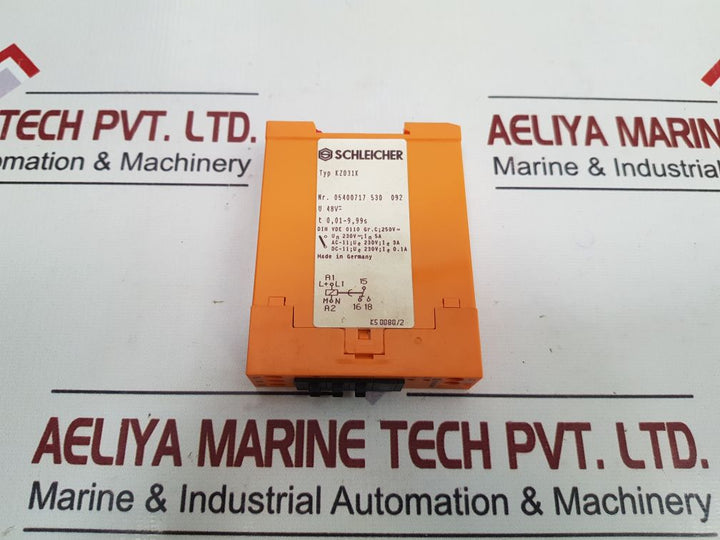 Schleicher Kzd31K Time Relay 01-9, 99S 05400717 530 092