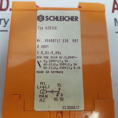 Schleicher Kzd31K Time Relay 01-9, 99S 05400717 530 092