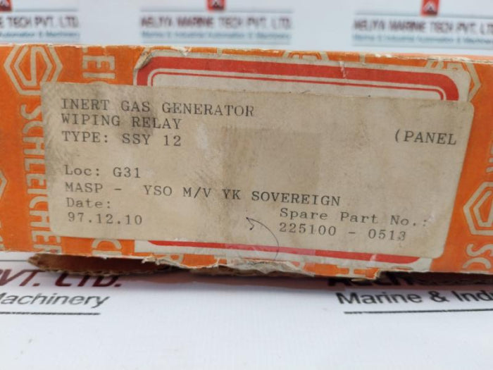 Schleicher Ssy12 Electronic Interval Time Relay 5A 60Hz/50Hz 225100-0513 250V