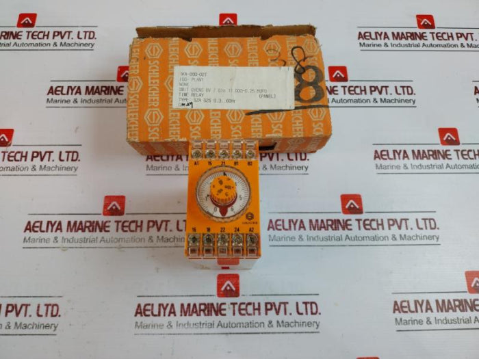 Schleicher Sza52-s Time Relay 110-115V 50/60Hz Inert Gas Generator, 0.3S-60H